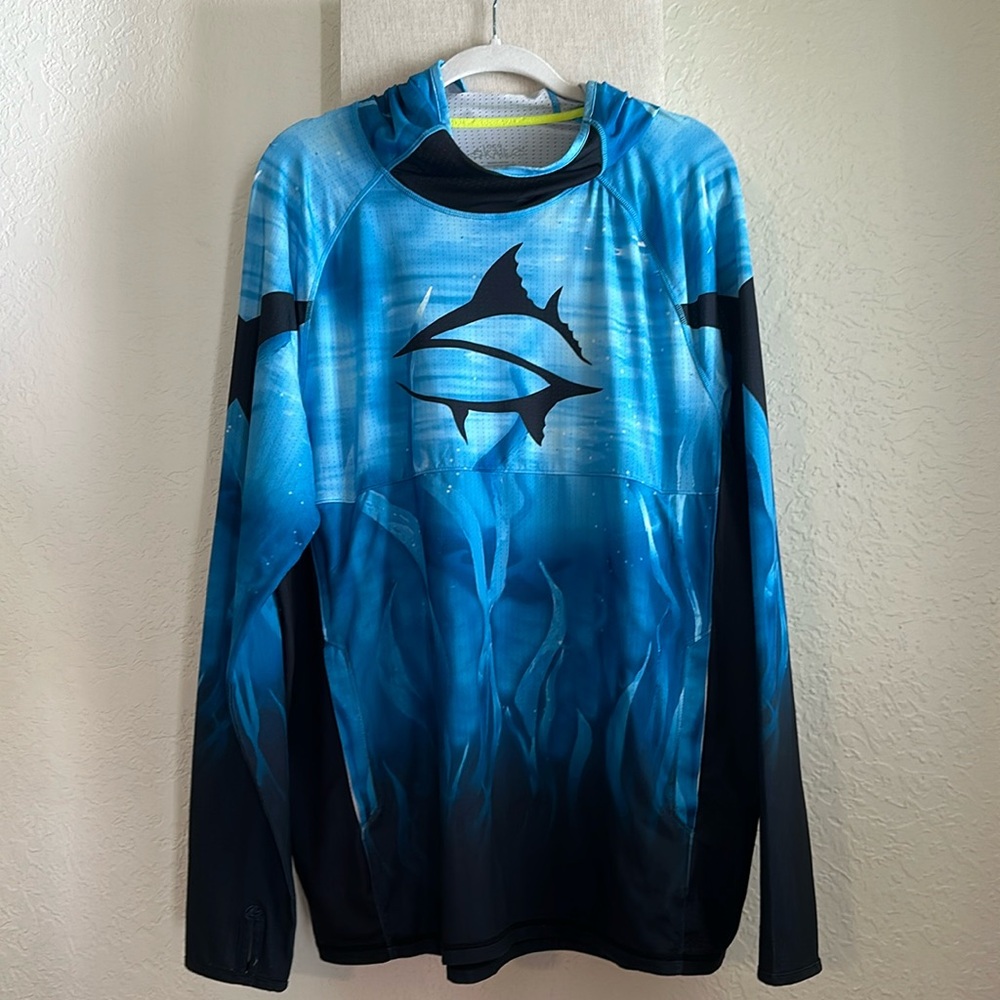 Loco Kaile fishing performance hoodie long sleeve fishing shirt  XL